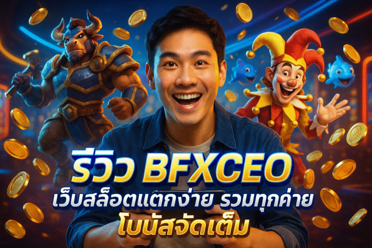 รีวิว BFXCEO เว็บสล็อตแตกง่าย รวมทุกค่าย โบนัสจัดเต็ม