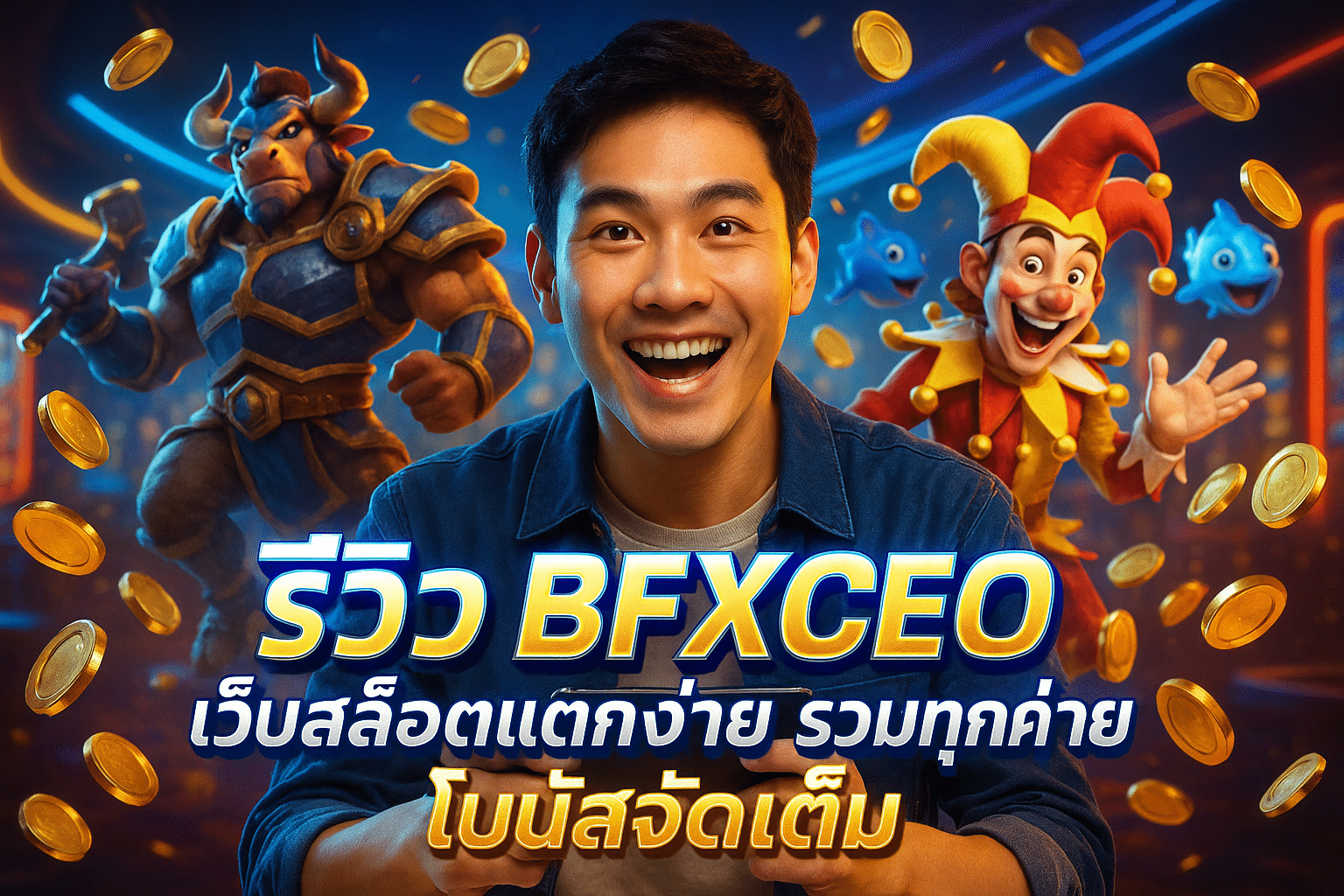 รีวิว BFXCEO เว็บสล็อตแตกง่าย รวมทุกค่าย โบนัสจัดเต็ม